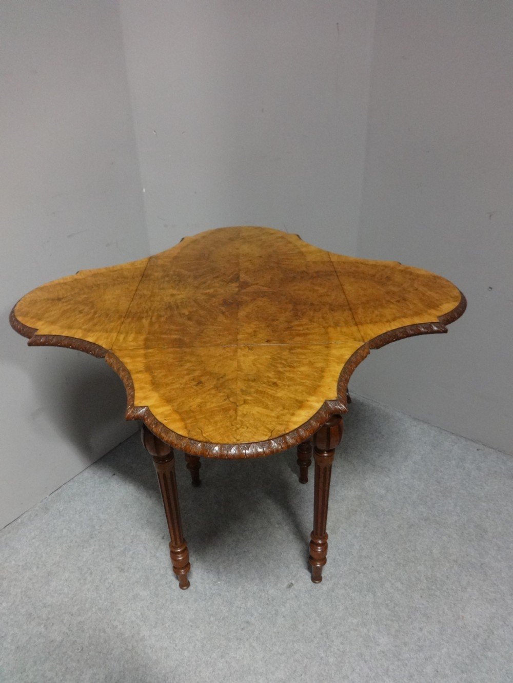 Top Quality Burr Walnut Table View II