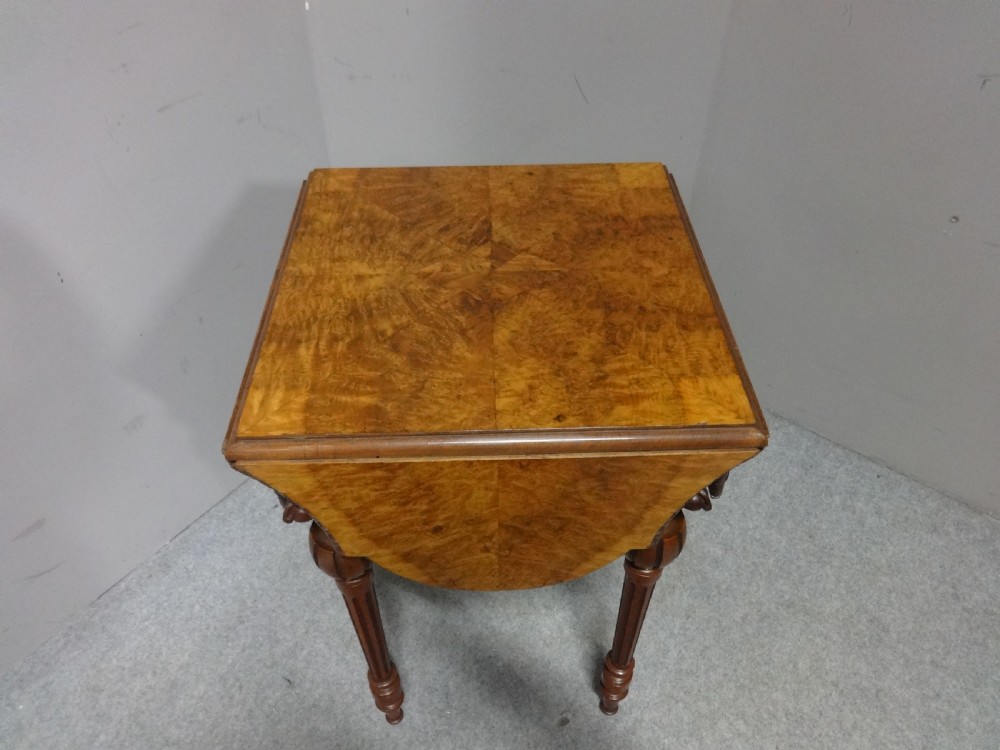 Top Quality Burr Walnut Table View IV