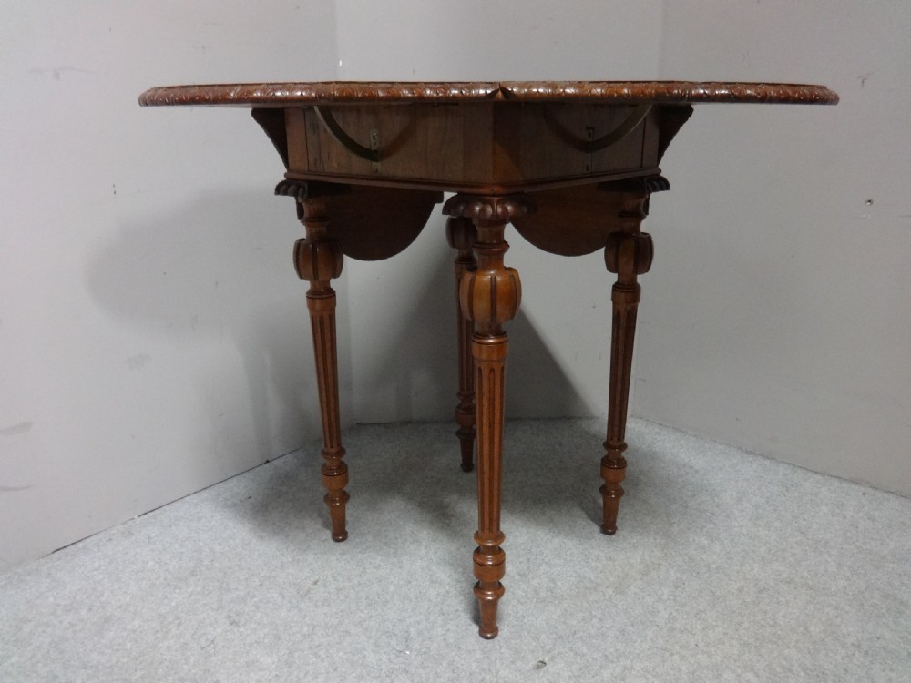 Top Quality Burr Walnut Table View V