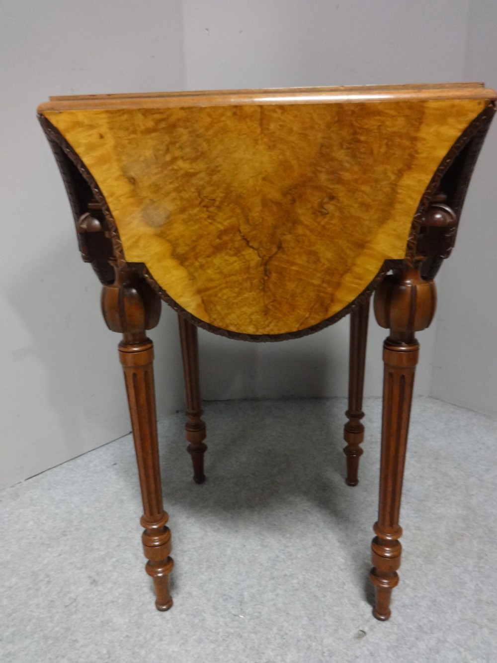 Top Quality Burr Walnut Table View VII