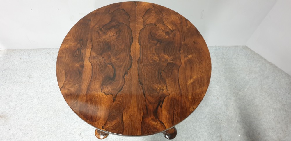 Outstanding Regency Rosewood Occasional Lamp Table View III