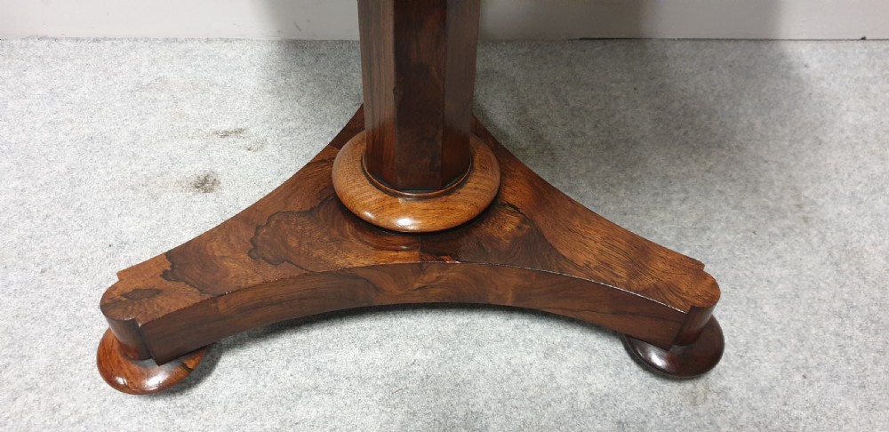 Outstanding Regency Rosewood Occasional Lamp Table View VI