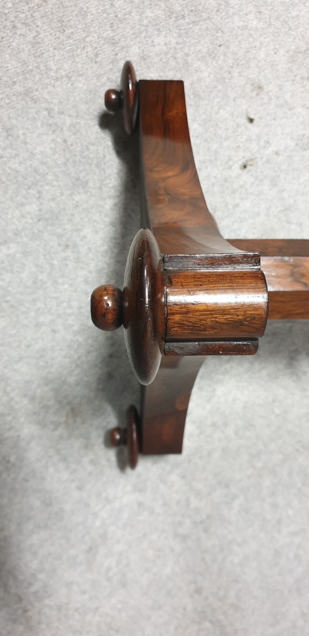 Outstanding Regency Rosewood Occasional Lamp Table View VII