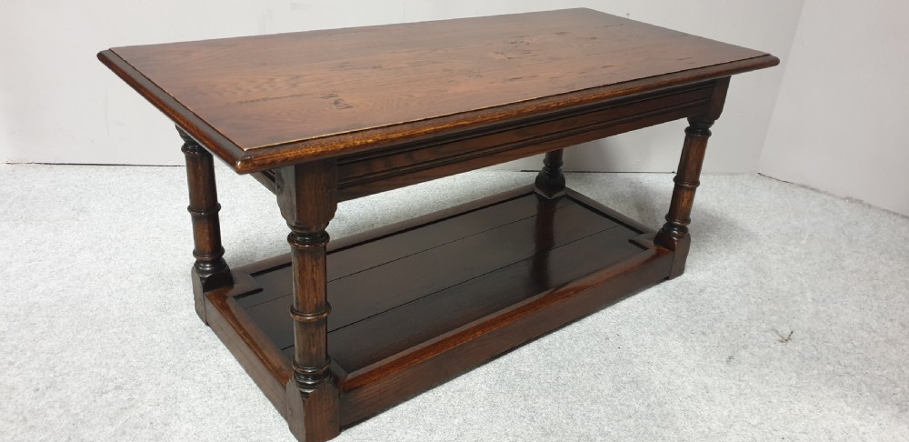Oak Plank Coffee Table  View II