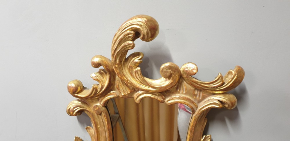 Superb Pair of Rococco Gilt Mirrors View VI