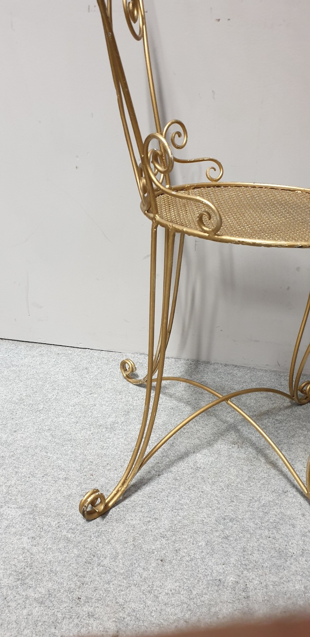 Great Pair French Conservatory Chairs View VI
