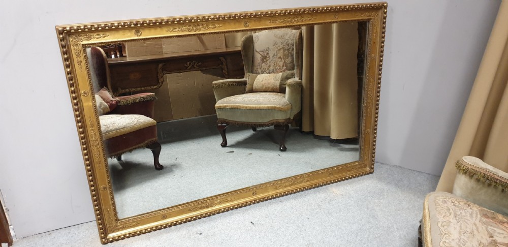 Large French Gilt Mirror