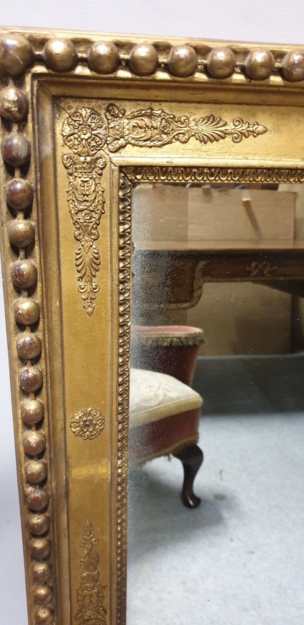 Large French Gilt Mirror View III