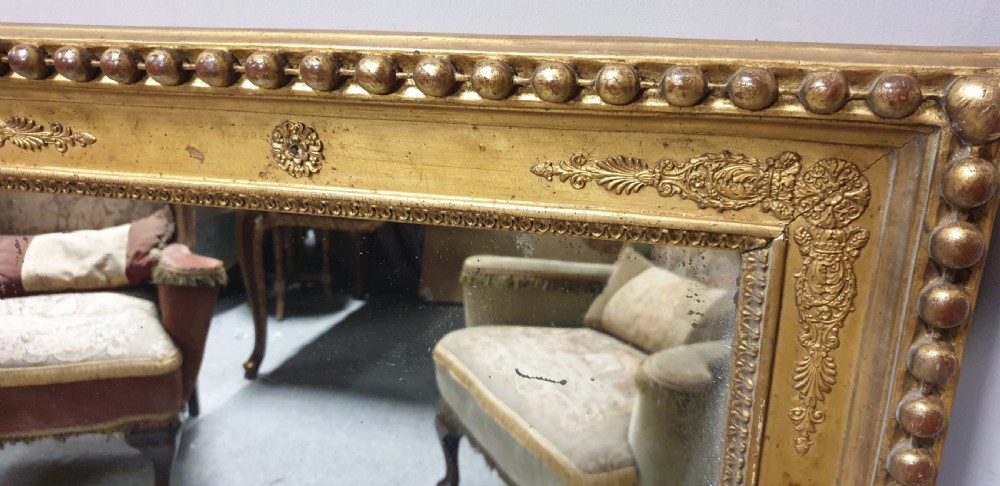 Large French Gilt Mirror View IV