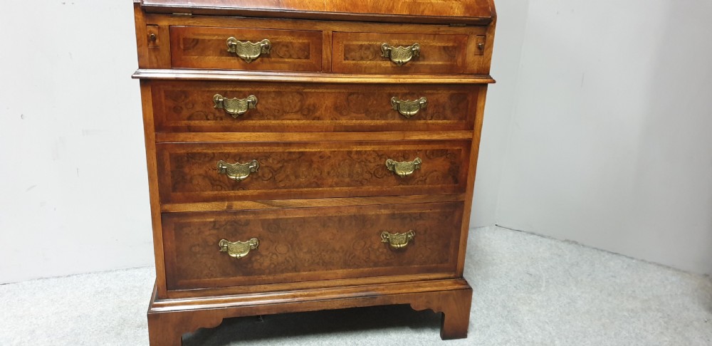 Superb Queen Anne Walnut Bureau  View V