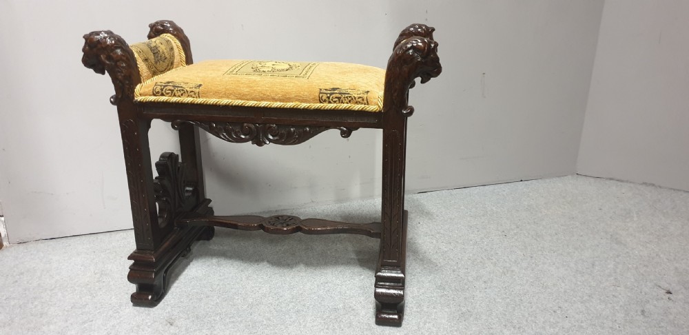 French Oak Stool View IV