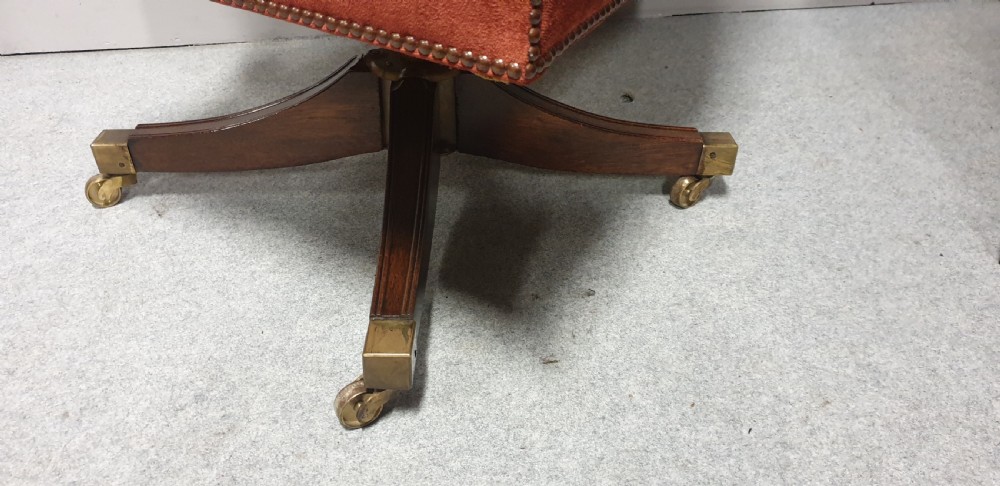 Georgian Mahogany Desk Chair View II
