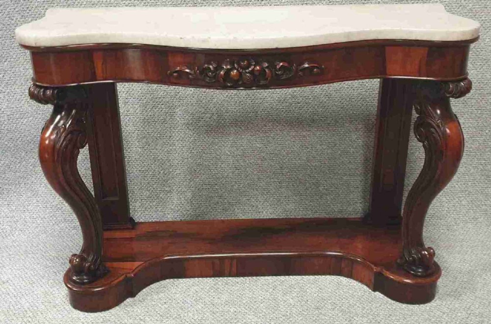 Outstanding French Rosewood  Console Table