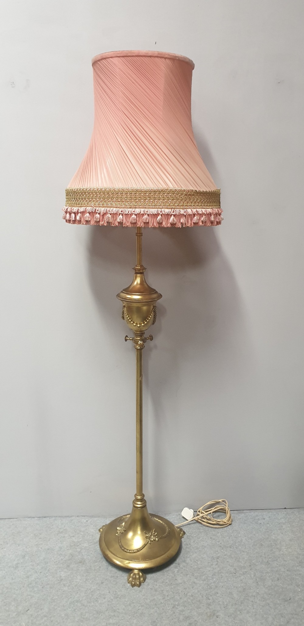 Super Brass Telescopic Standard Lamp
