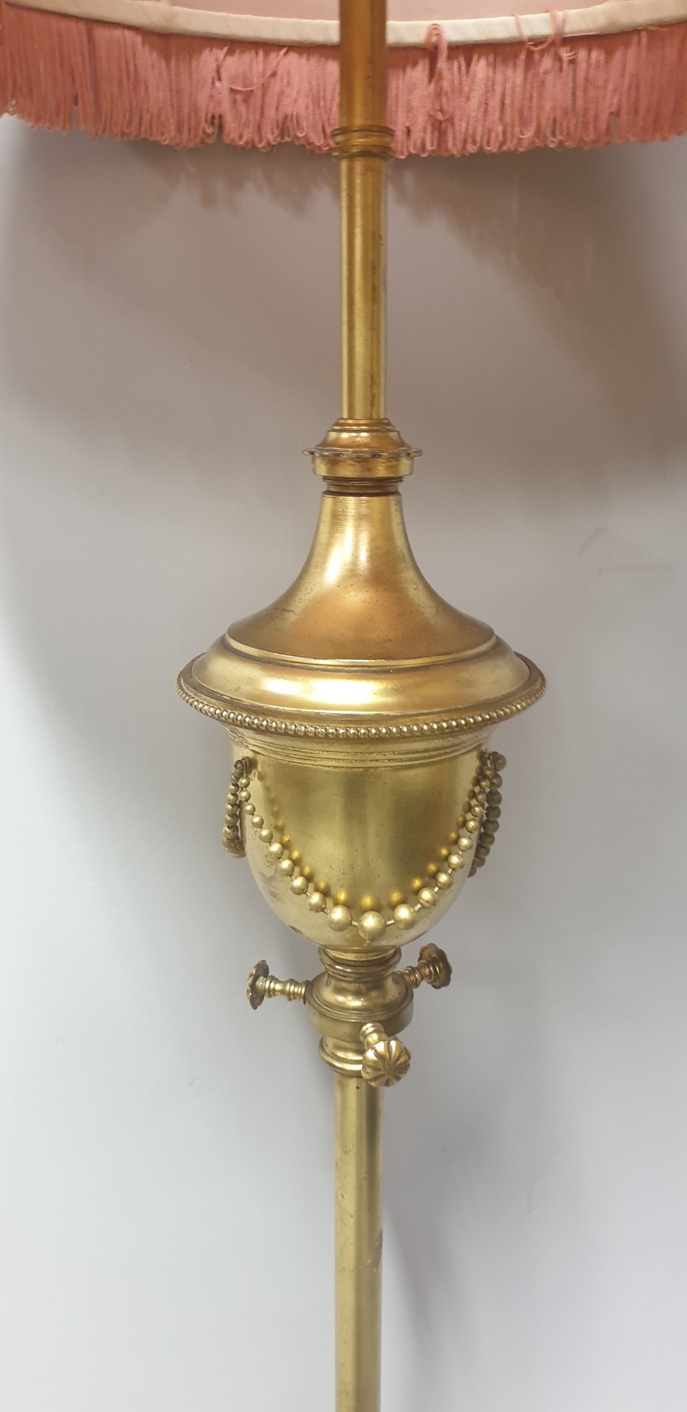 Super Brass Telescopic Standard Lamp View II