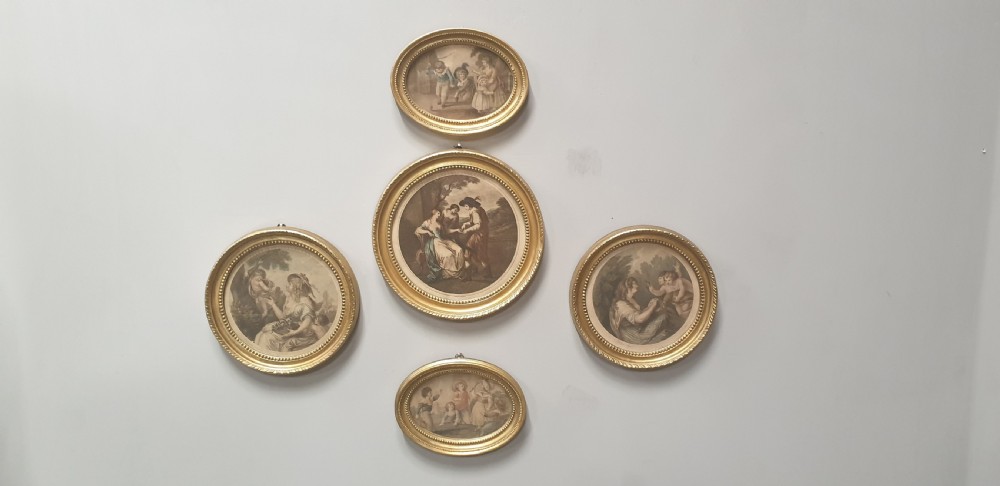 Group of Regency Coloured Engravings