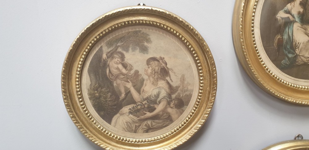 Group of Regency Coloured Engravings View III