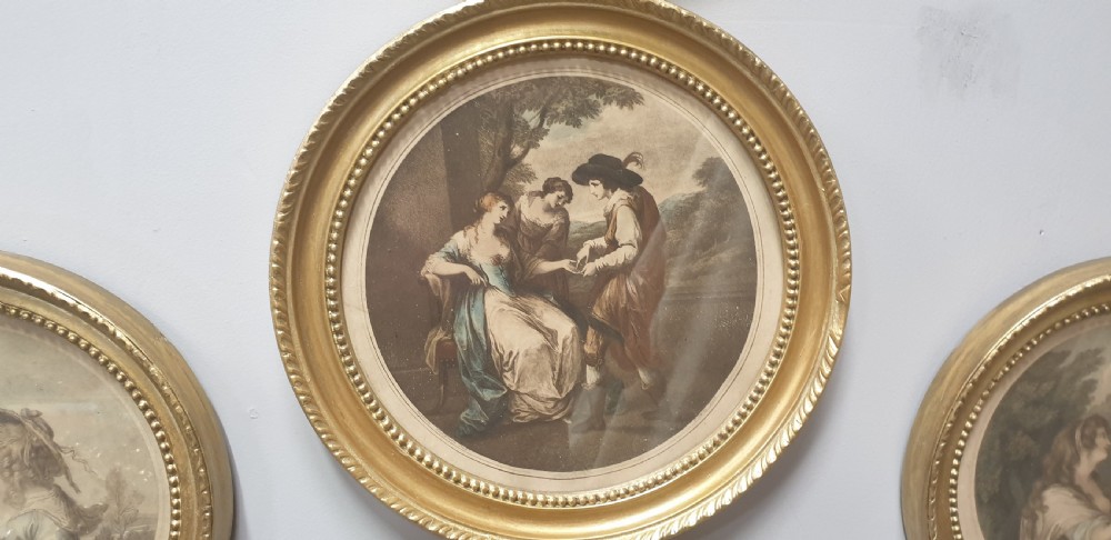 Group of Regency Coloured Engravings View IV