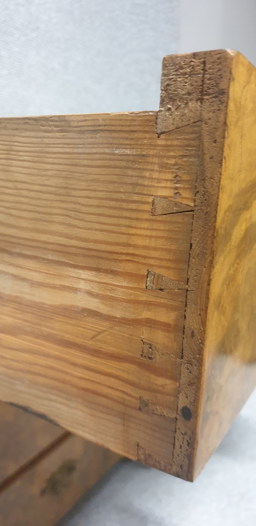 Outstanding Burr Walnut Concave Chest of Drawers View VII