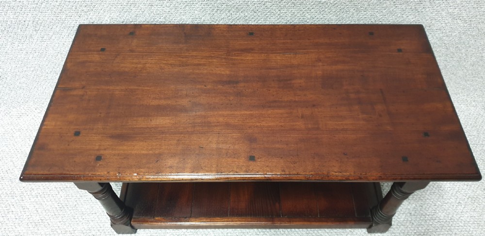 Solid Oak Coffee Table View II
