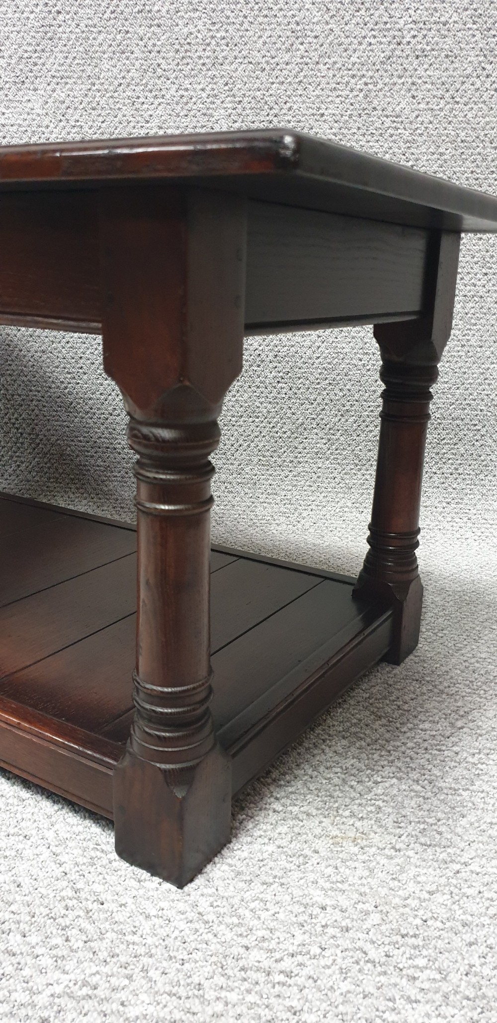 Solid Oak Coffee Table View V