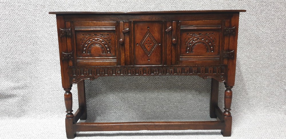 Oak Dresser Base of Small Proportions View V