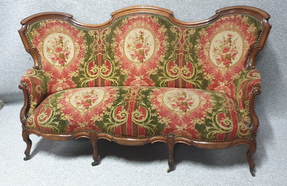 Original Victorian  Mahogany Sofa