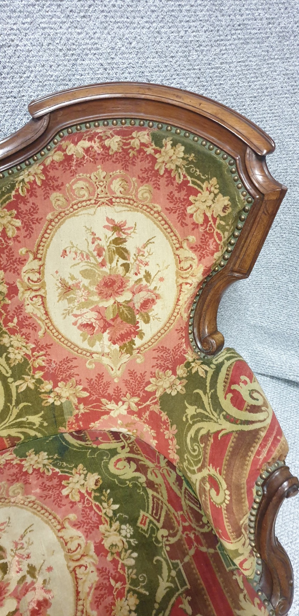 Original Victorian  Mahogany Sofa View III