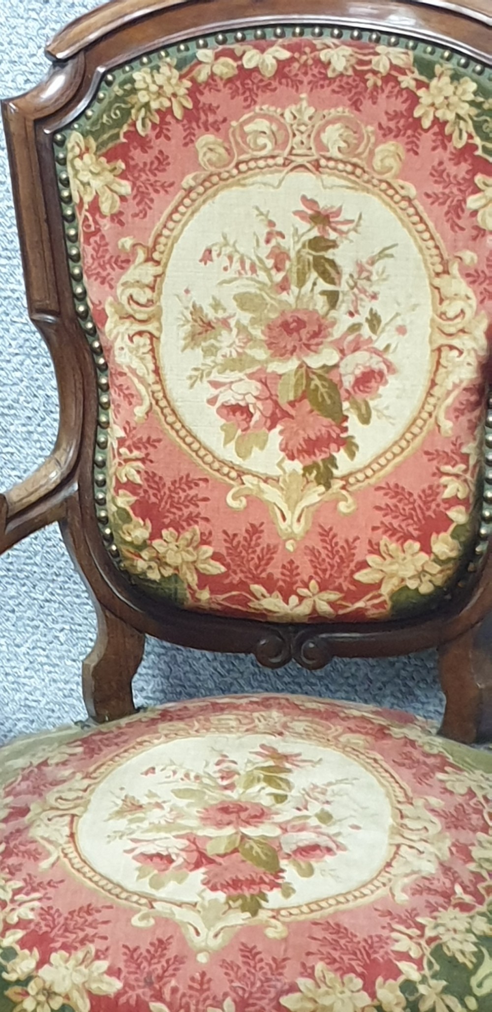 Fab Pair of Victorian Armchairs  View III