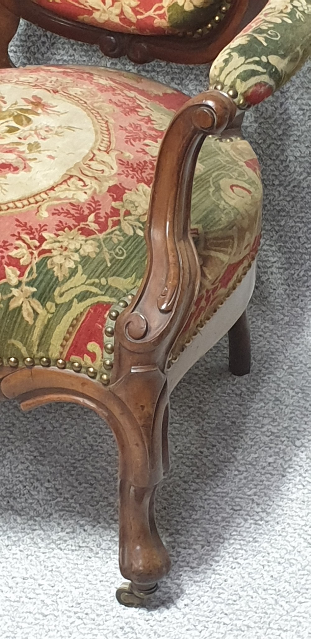 Fab Pair of Victorian Armchairs  View V