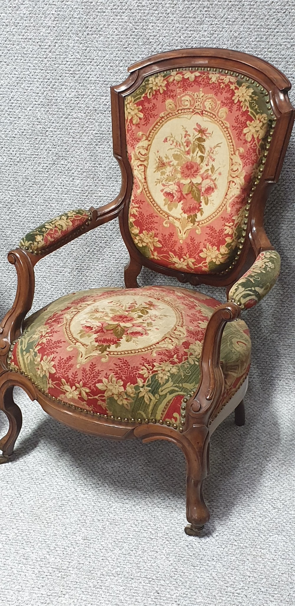 Fab Pair of Victorian Armchairs  View VI