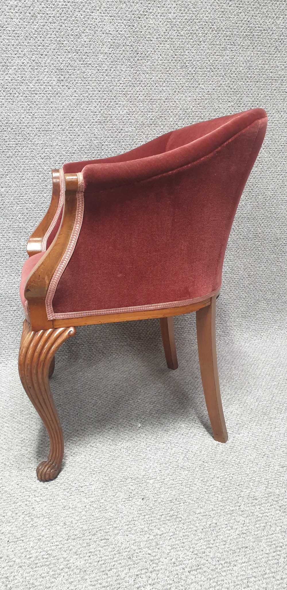 Very Nice Walnut Tub Chair View V