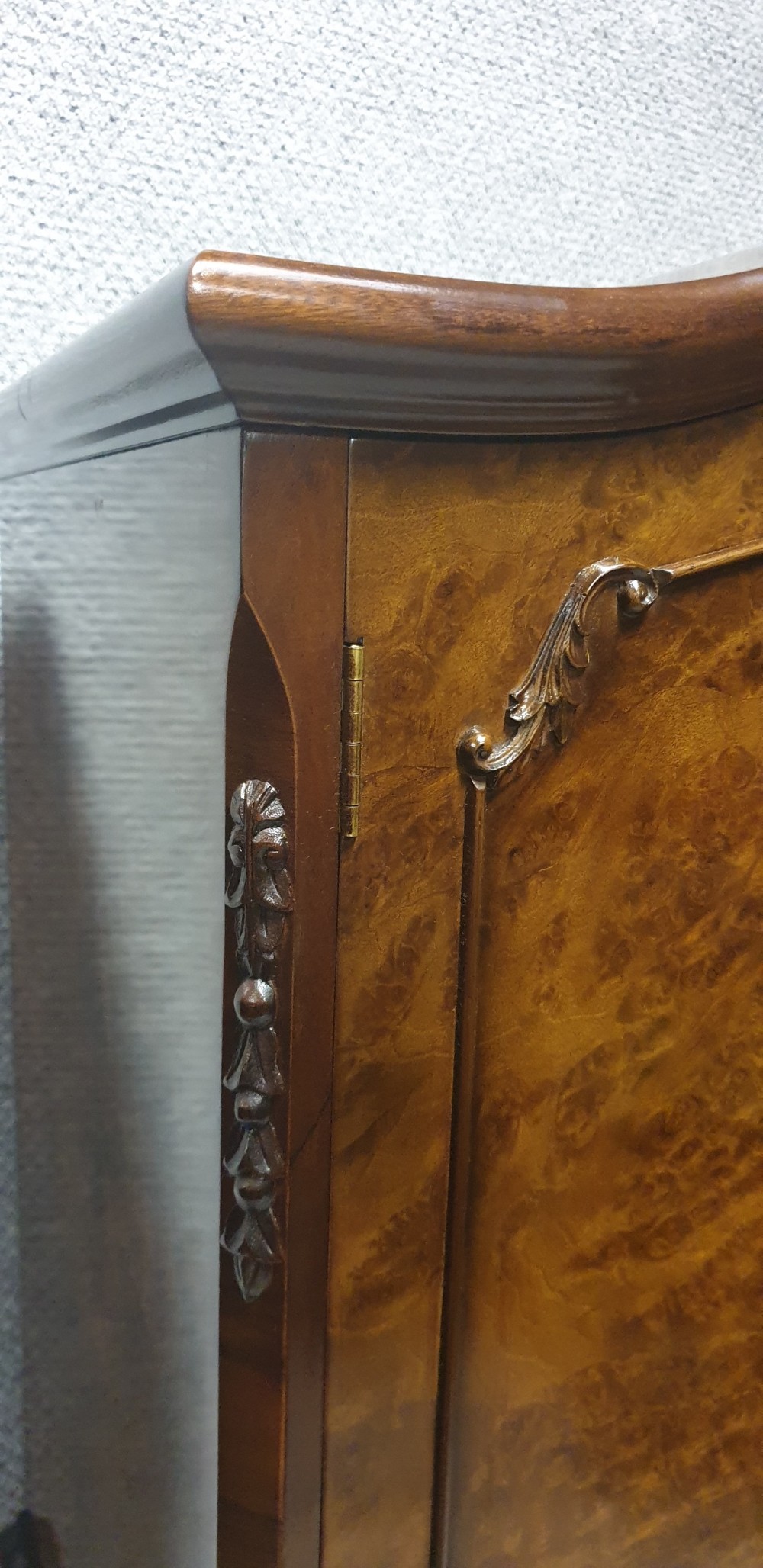 Burr Walnut Cocktail Cabinet  View III