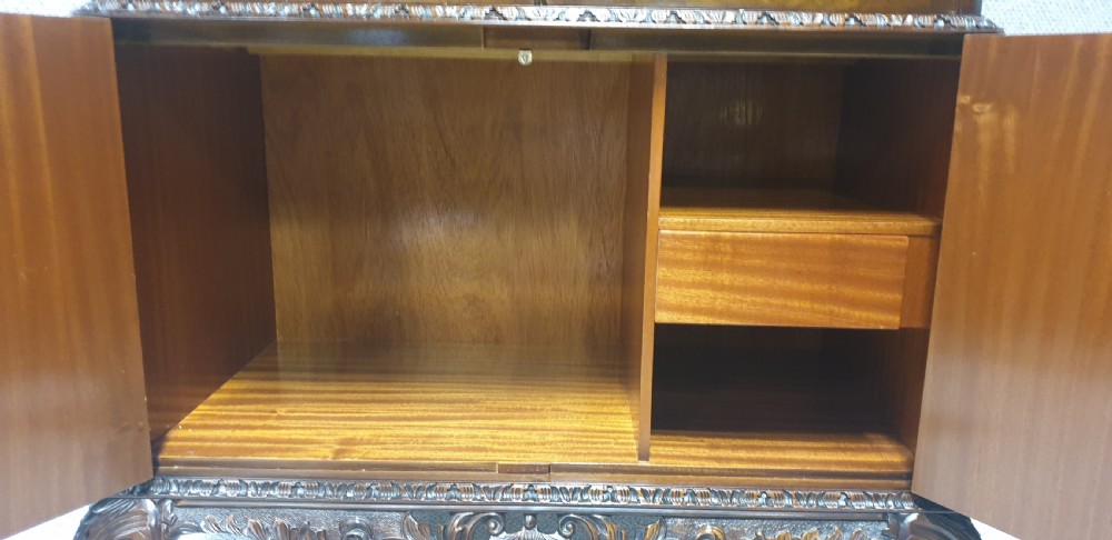 Burr Walnut Cocktail Cabinet  View VI