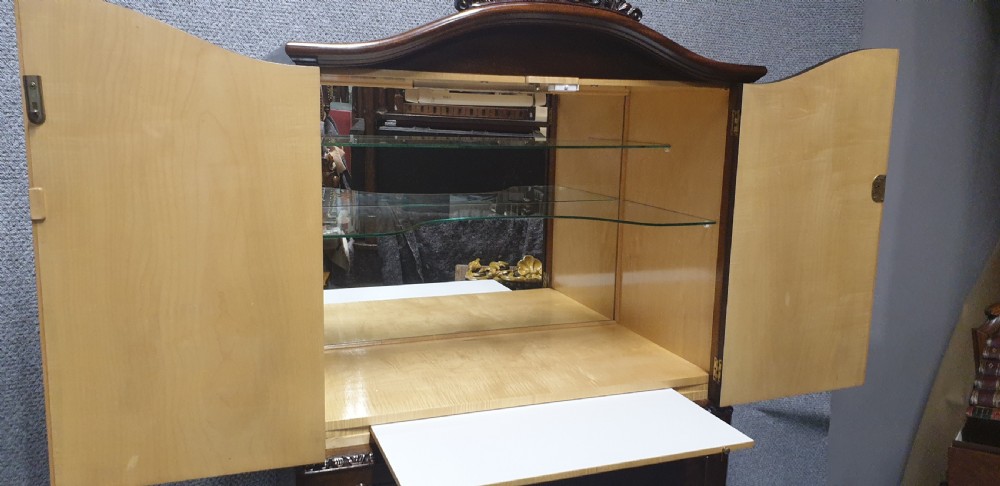 Burr Walnut Cocktail Cabinet  View VIII