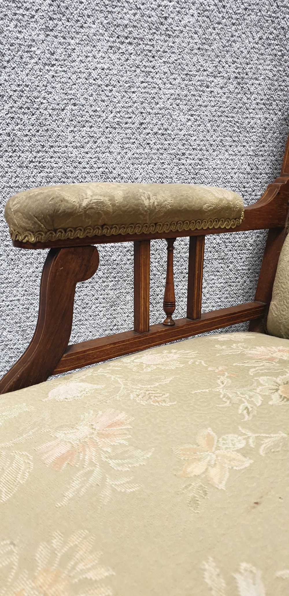 Edwardian Rosewood Inlaid Armchair View III