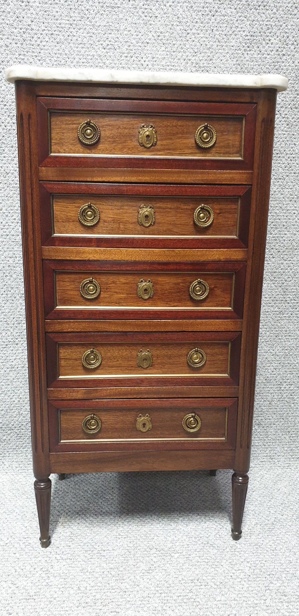 French Empire Mahogany Semanier  View II