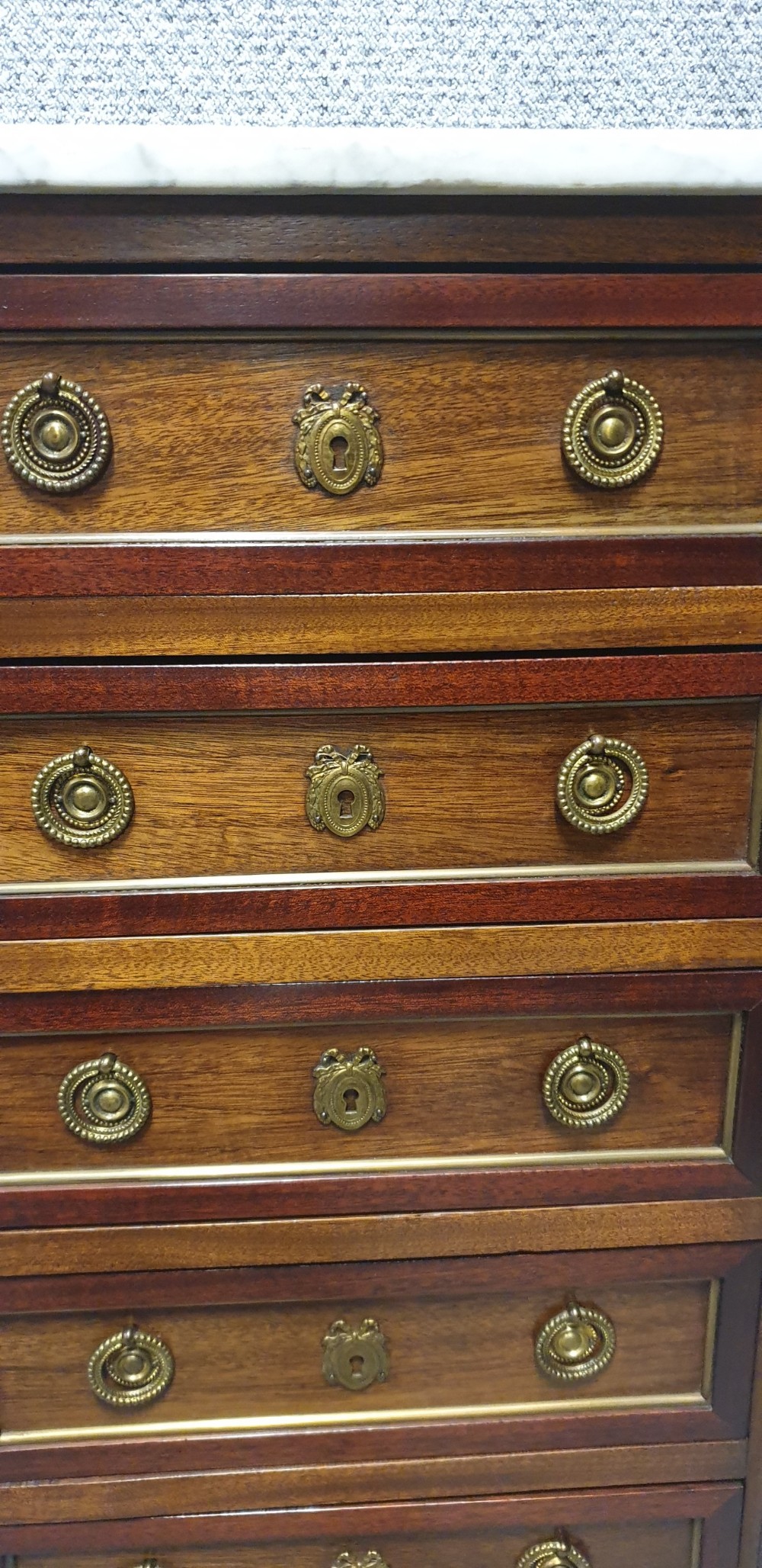 French Empire Mahogany Semanier  View III