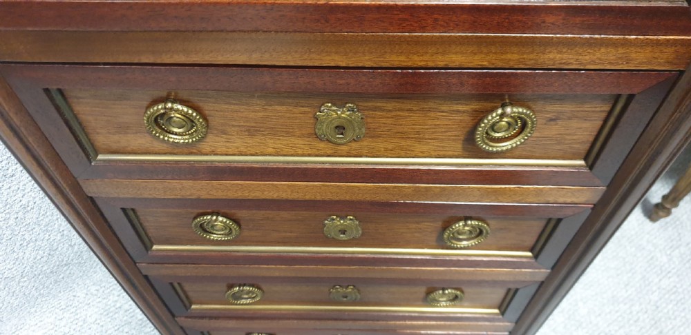 French Empire Mahogany Semanier  View V