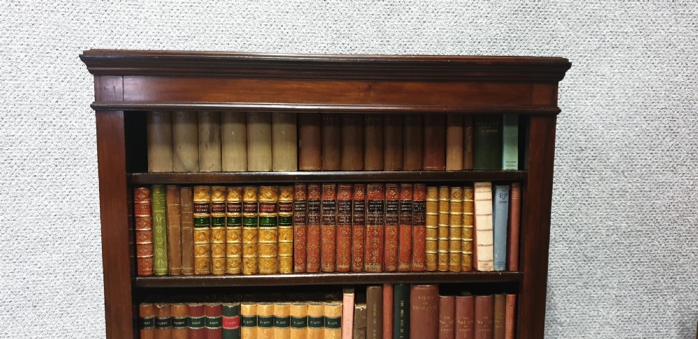 Victorian Mahogany Open Bookcase  View II