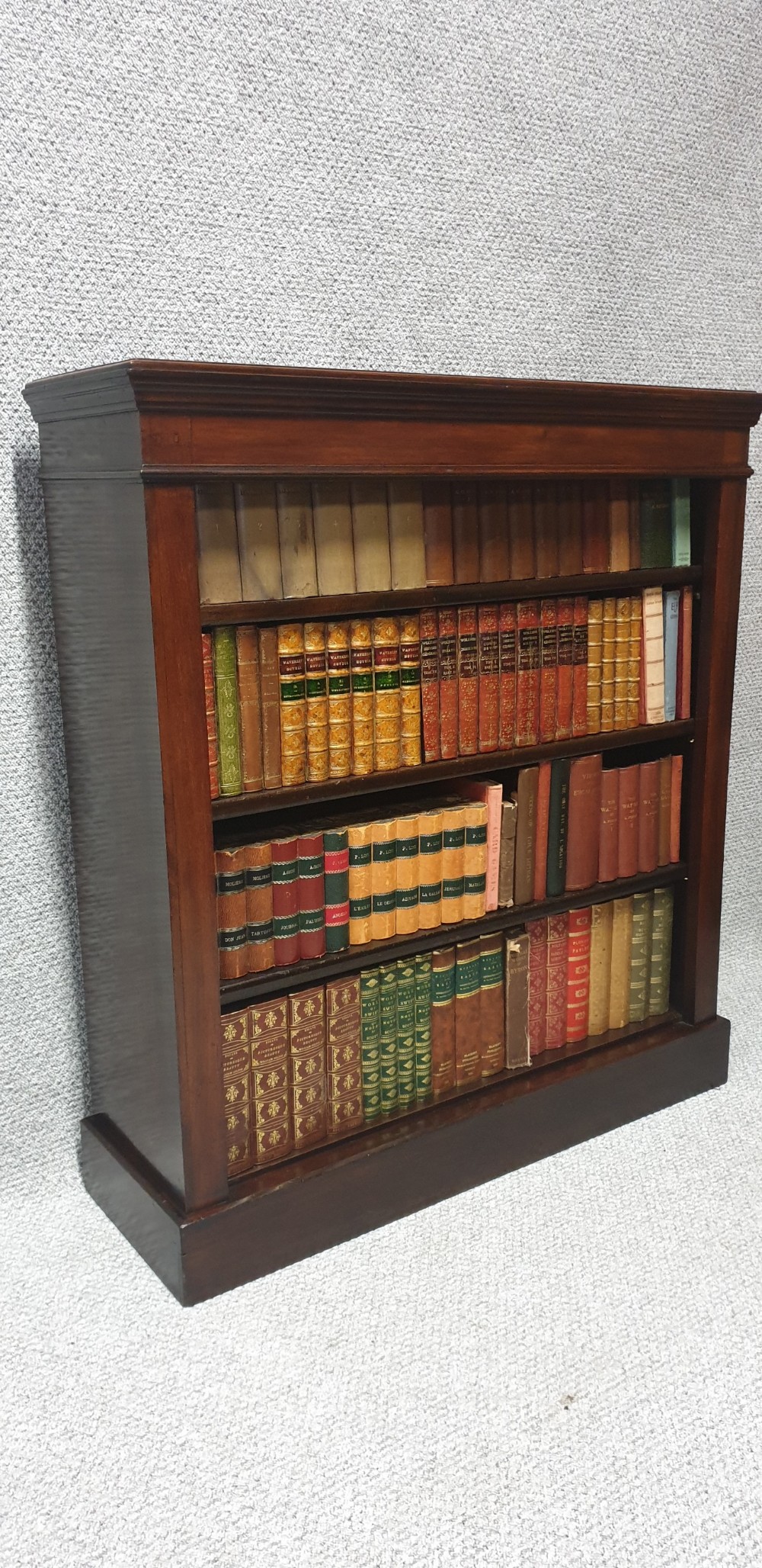 Victorian Mahogany Open Bookcase  View III
