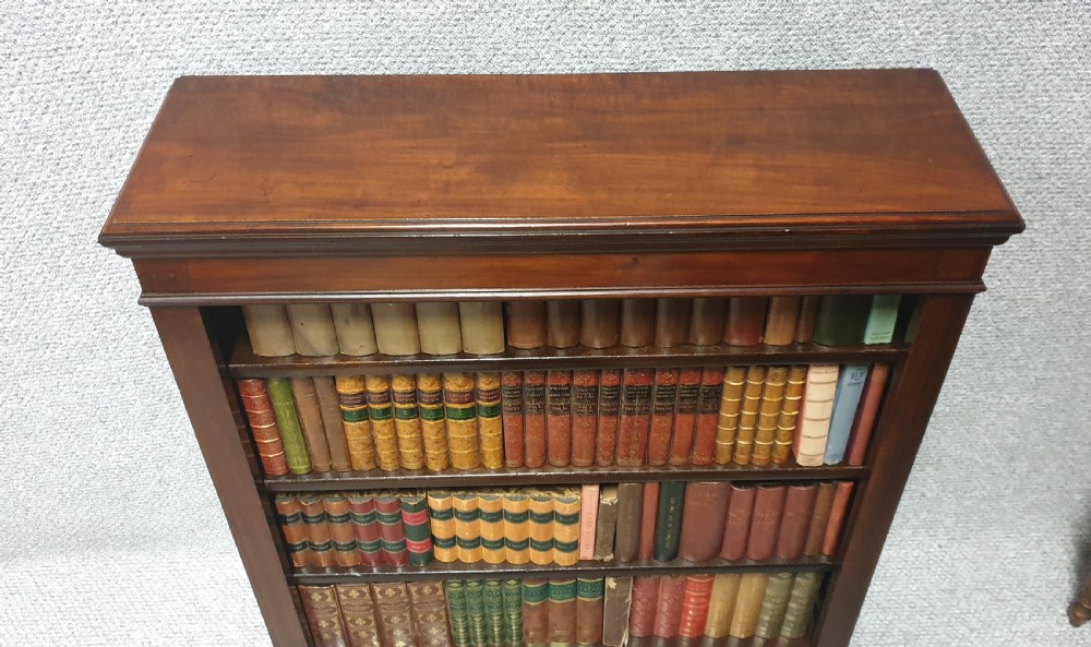 Victorian Mahogany Open Bookcase  View IV