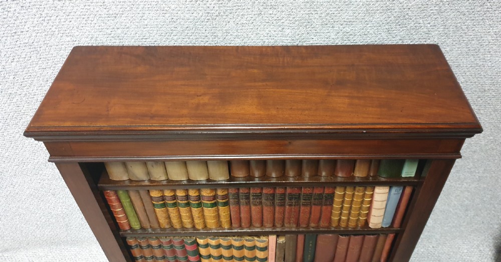 Victorian Mahogany Open Bookcase  View V