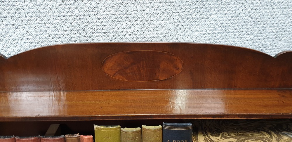 Pretty Mahogany Waterfall Bookcase  View II