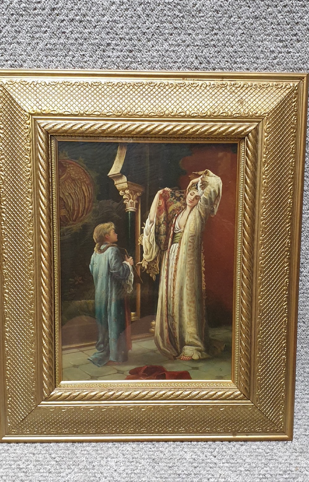 Oil on board Signed TB