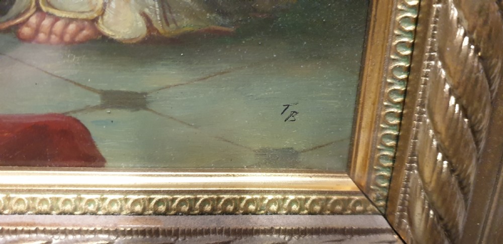 Oil on board Signed TB View III