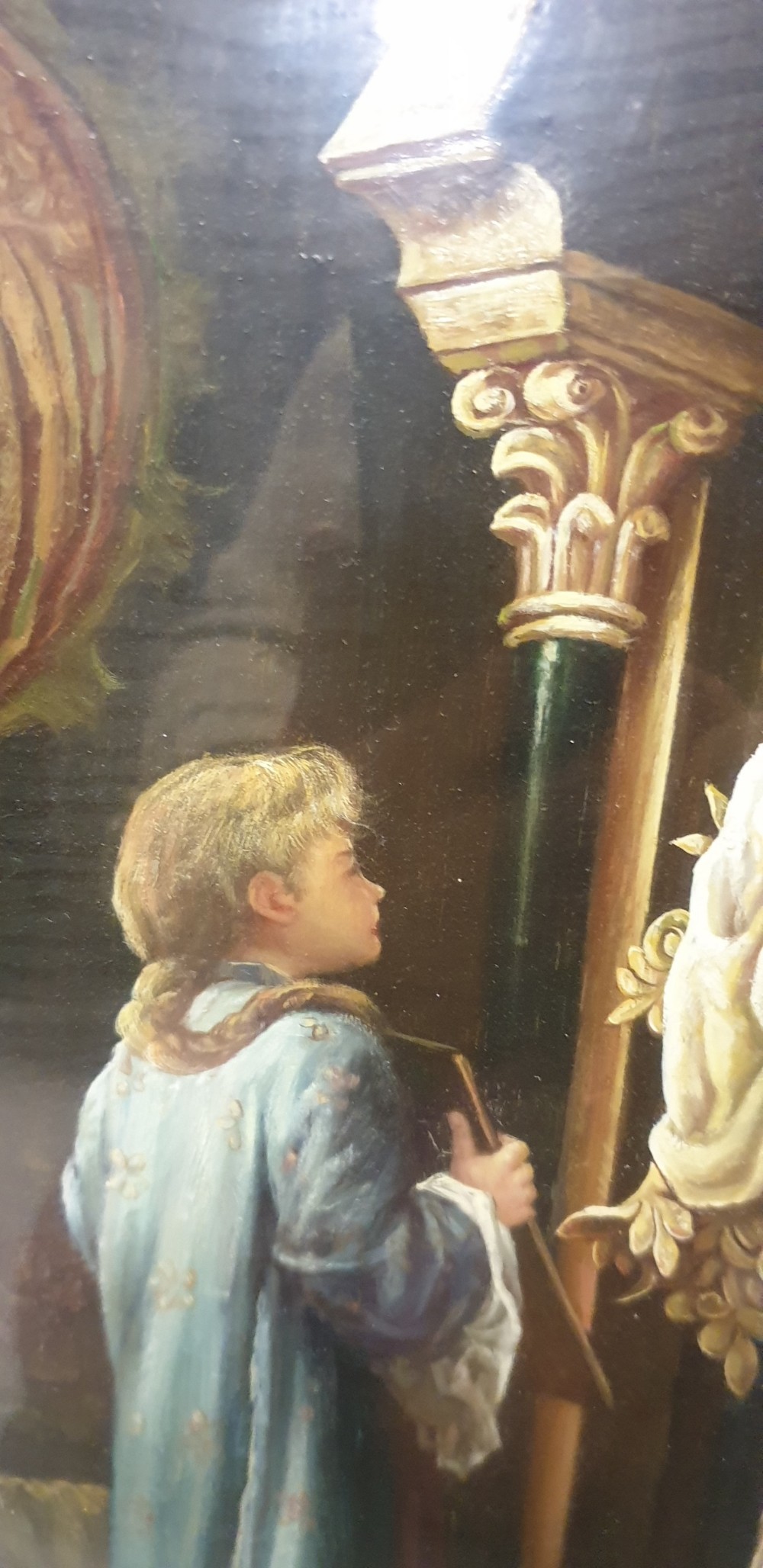 Oil on board Signed TB View IV
