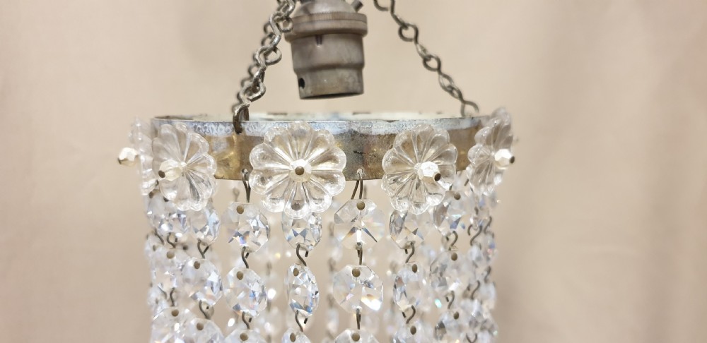 Pretty French Crystal Light Fitting  View IV