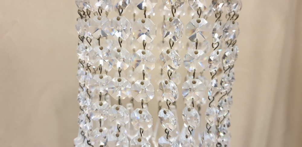Pretty French Crystal Light Fitting  View VI