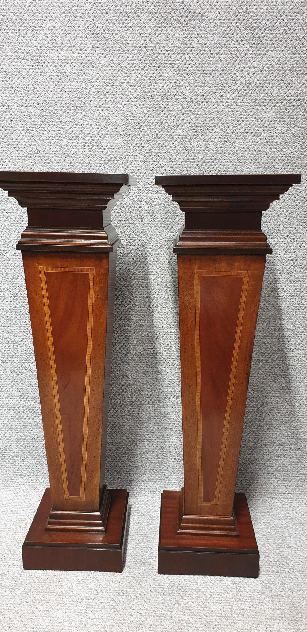 Good Pair Mahogany Torcheres 